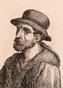 ジョヴァンニダウーディネ、1817年にロンドンで出版された「75の肖像画Authentic Painters From Authentic Originals」からのイラスト 作： James Girtin